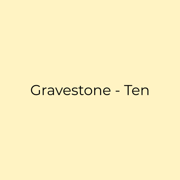 Gravestone - Ten Plain