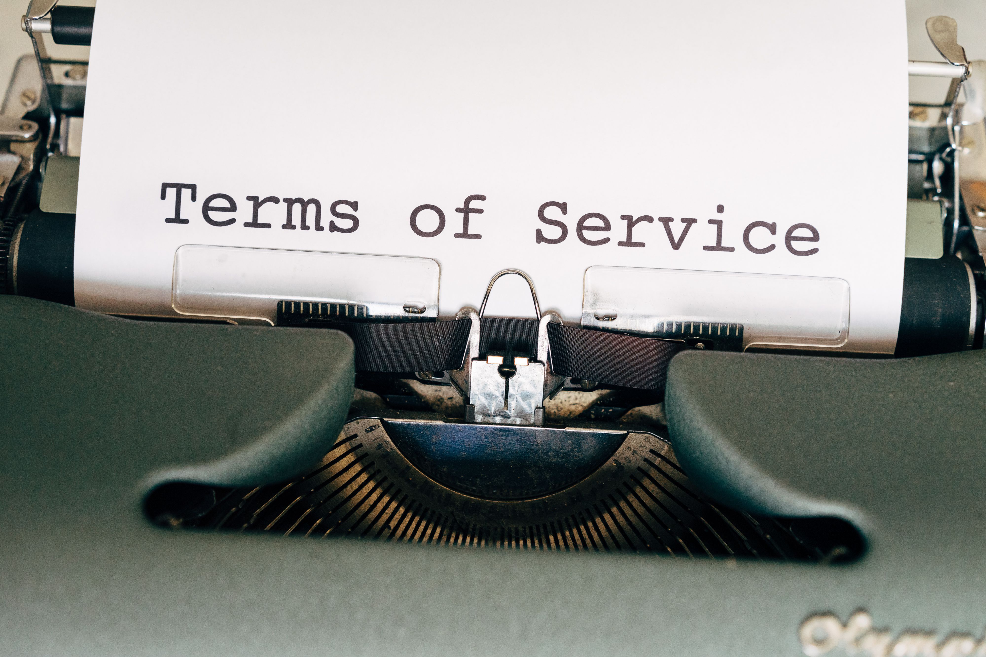 Online-butik terms of service