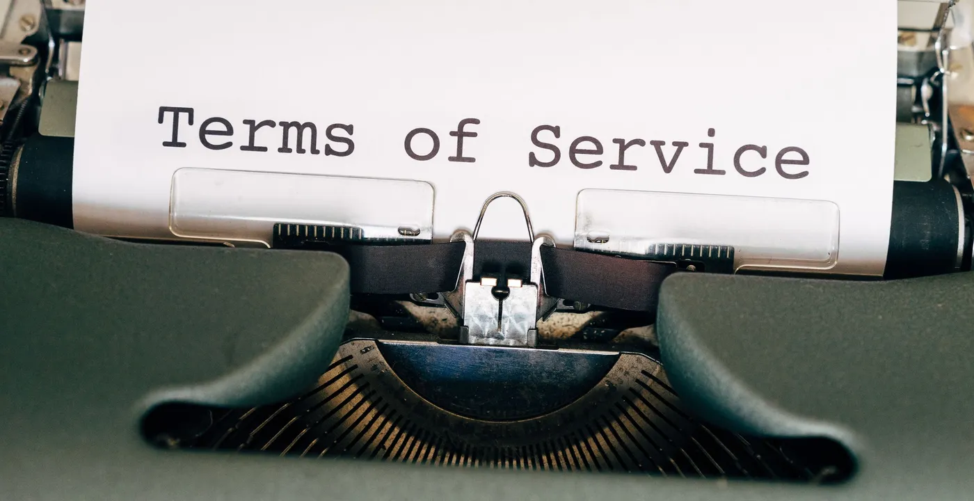 Online-butik terms of service