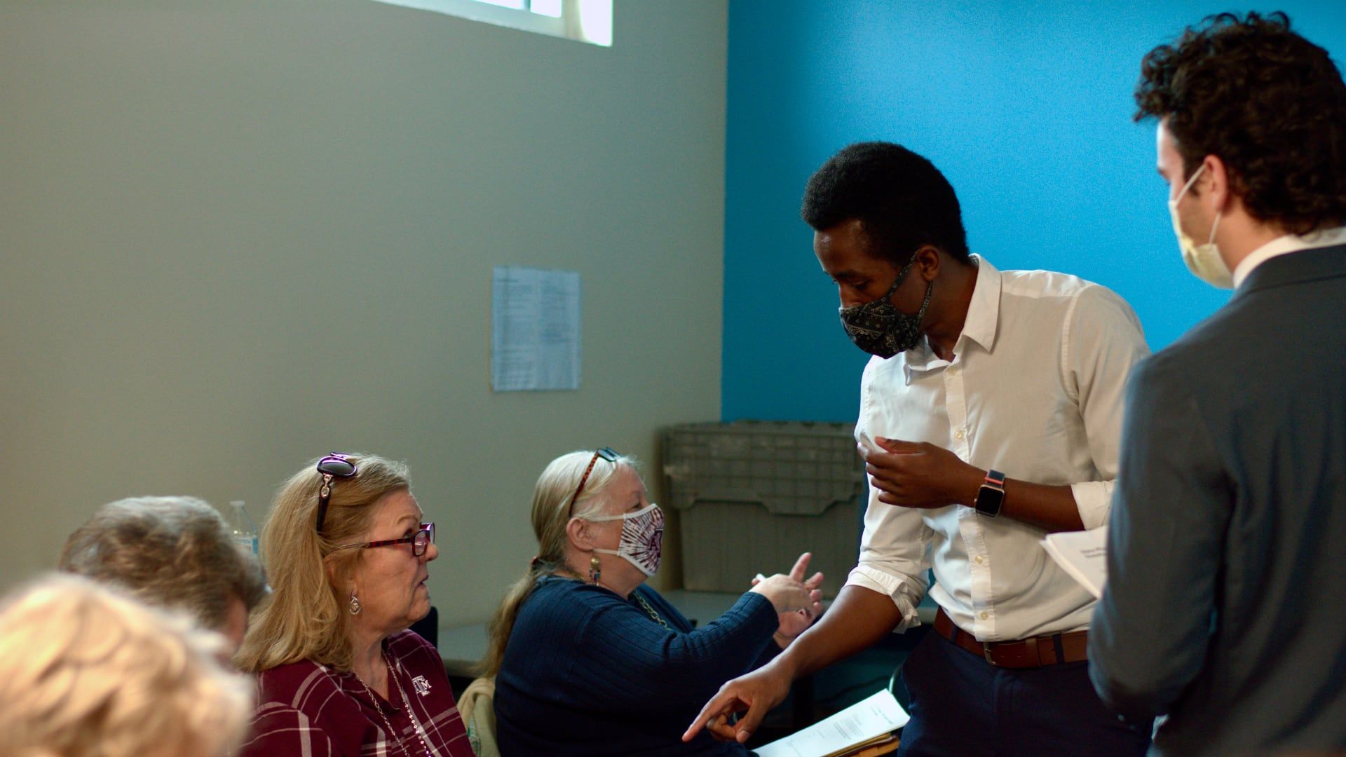 TJ Falohun Interacting with Older Adults in the Community