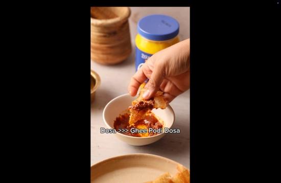 Ghee Podi Dosa