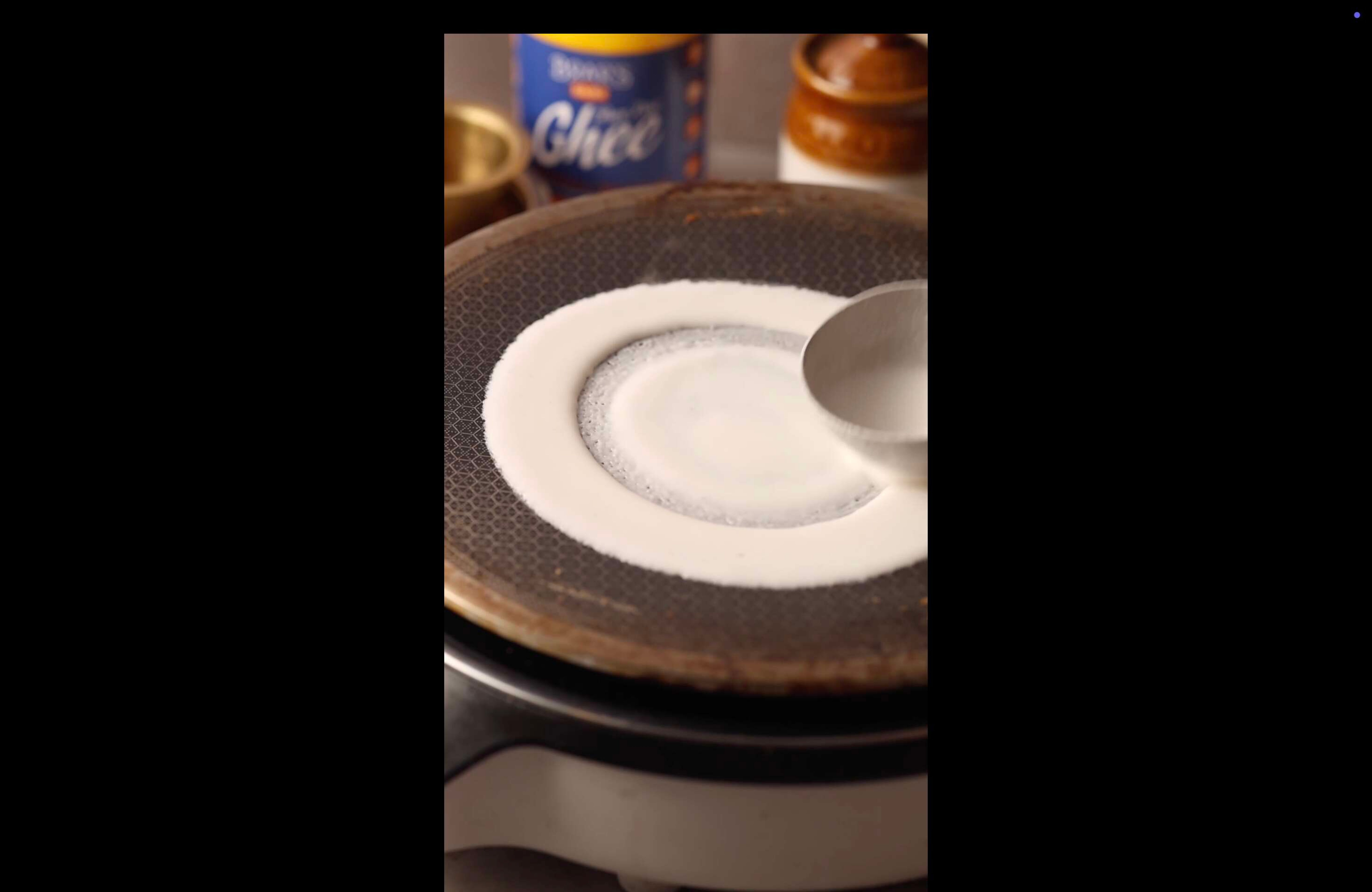 Ghee Podi Dosa, step 1