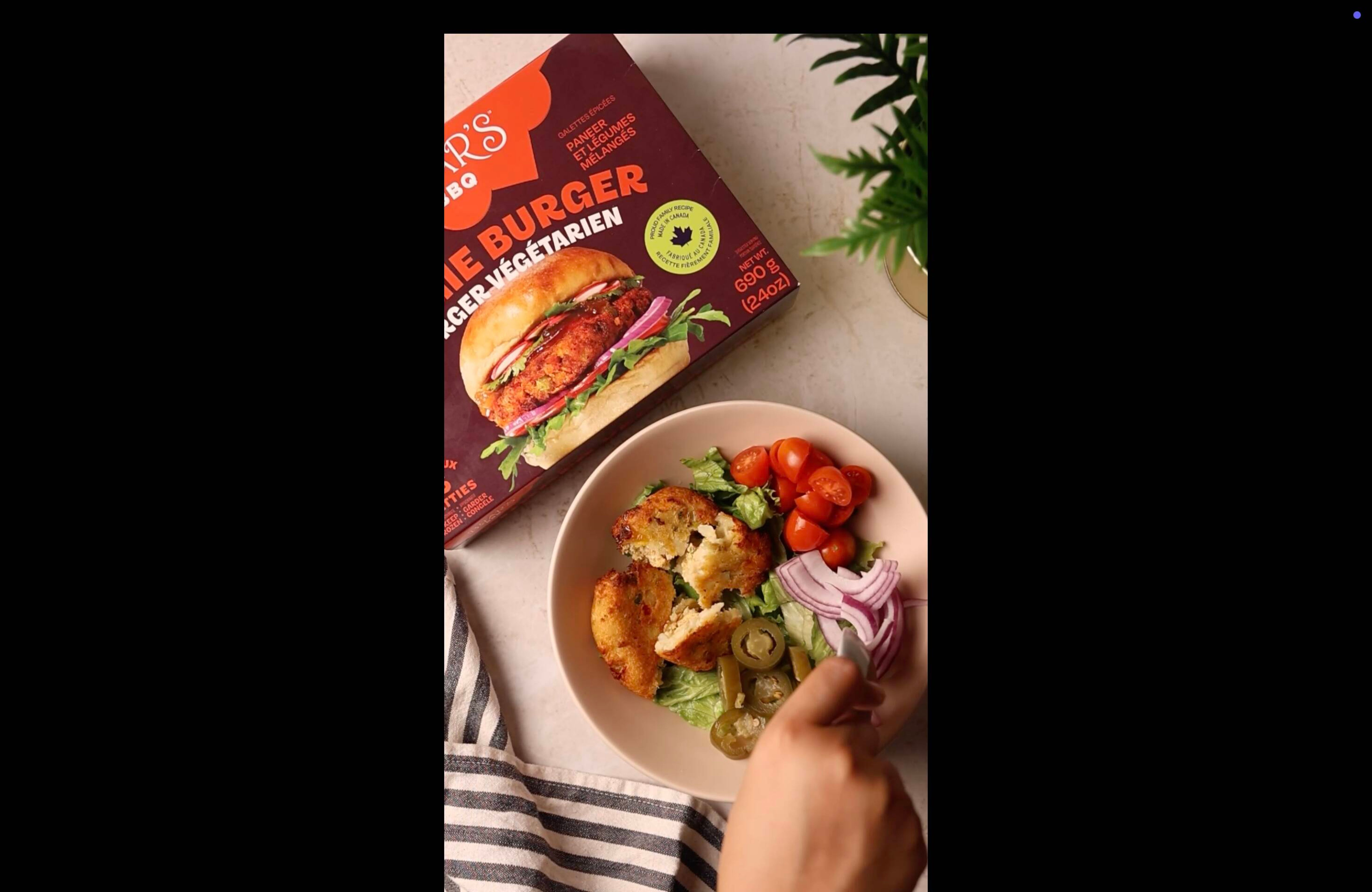 Loaded Veggie Burger Bowl, step 3