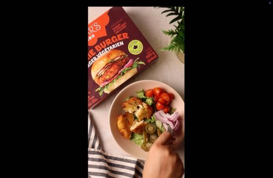 Loaded Veggie Burger Bowl