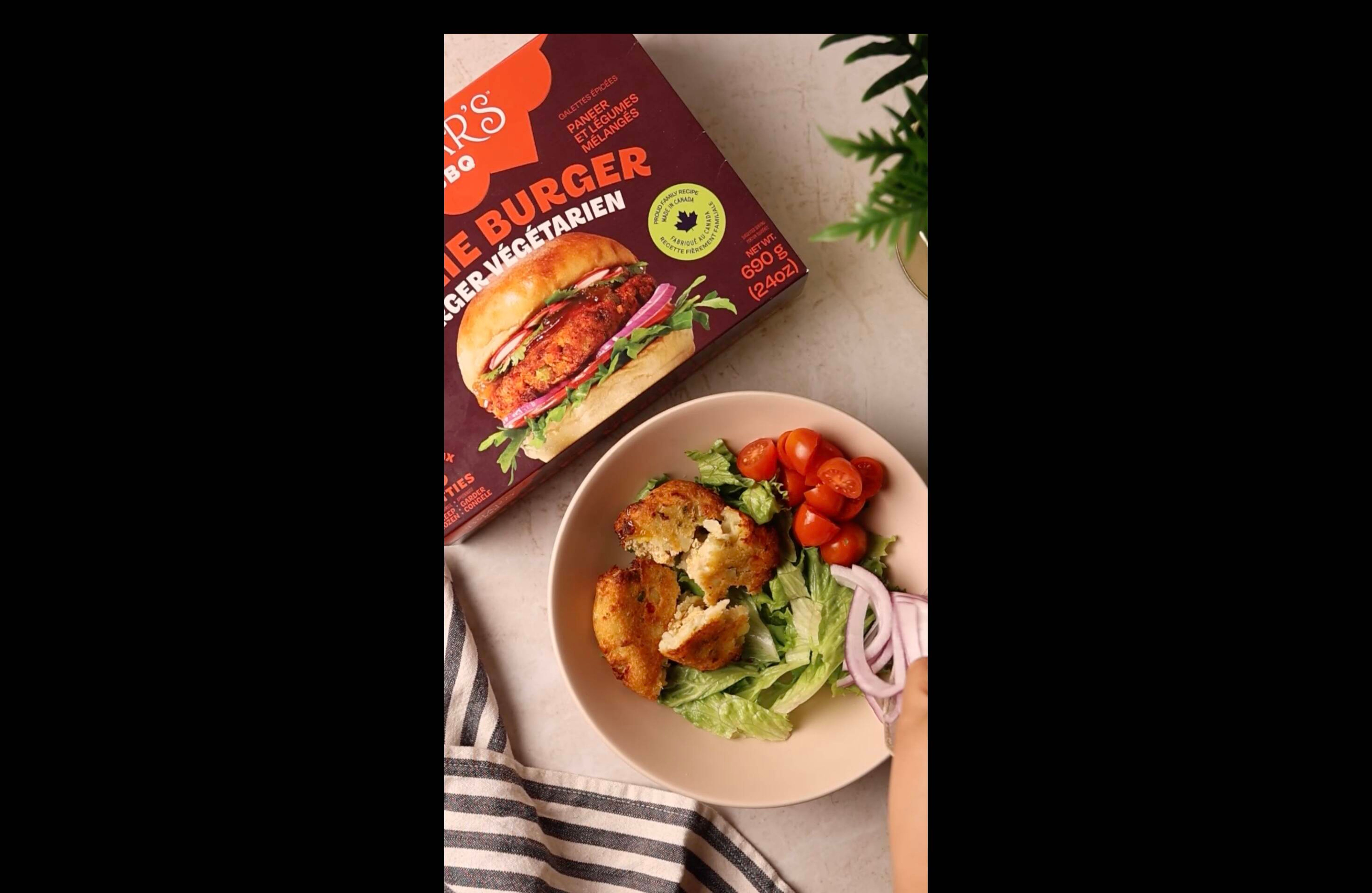 Loaded Veggie Burger Bowl, step 2