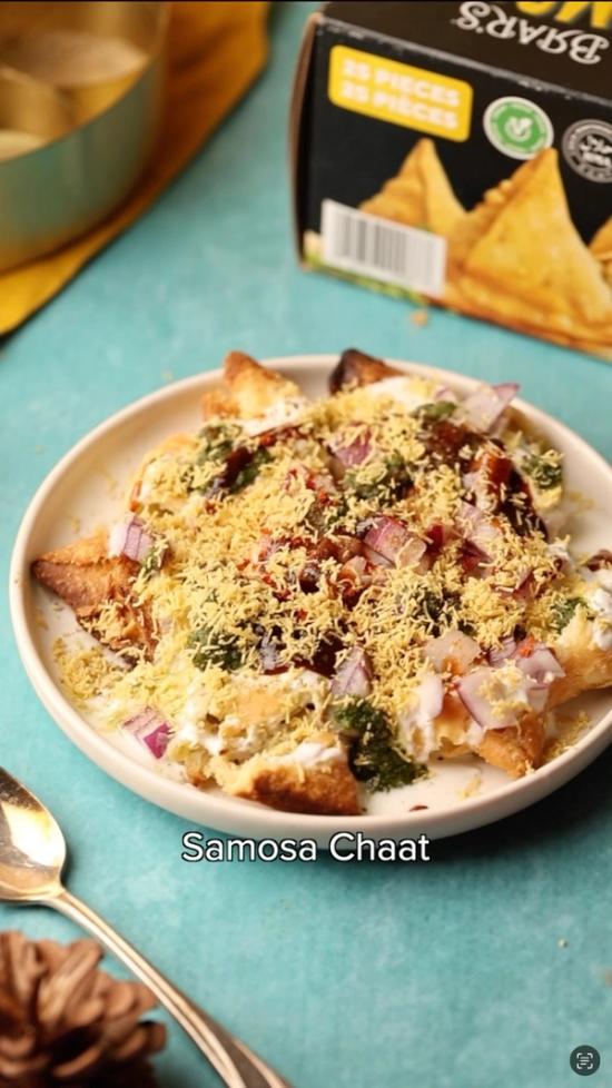 Samosa Chaat Cups