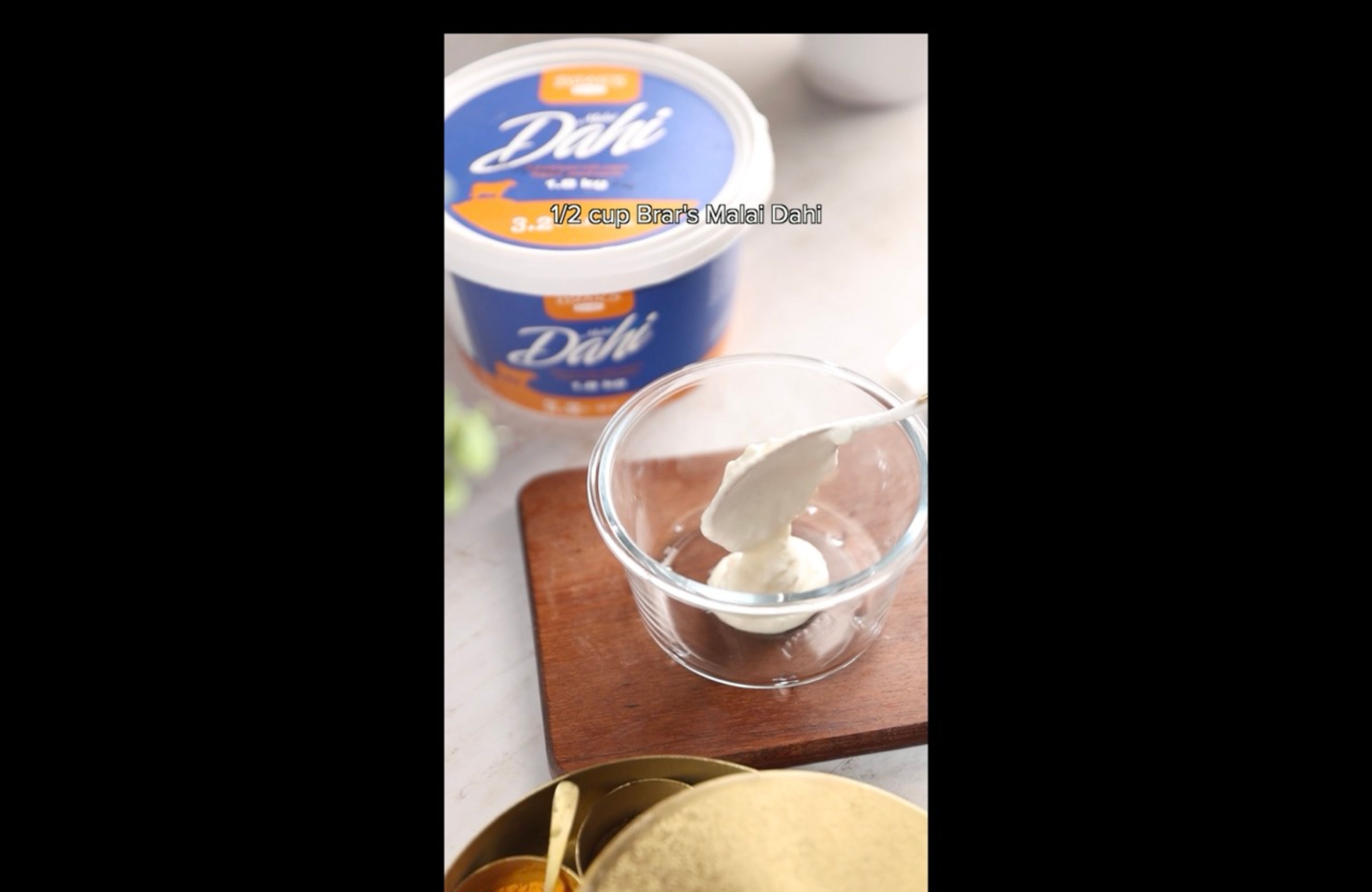 Protein Dahi Bowl, step 1