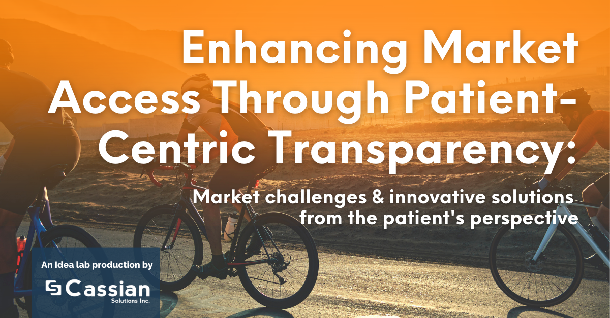 Cover of the paper “Enhancing Market Access Through Patient-Centric Transparency” by Cassian.