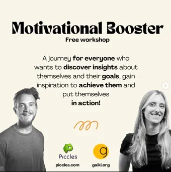 Motivational Booster Workshop with Flor and Chris