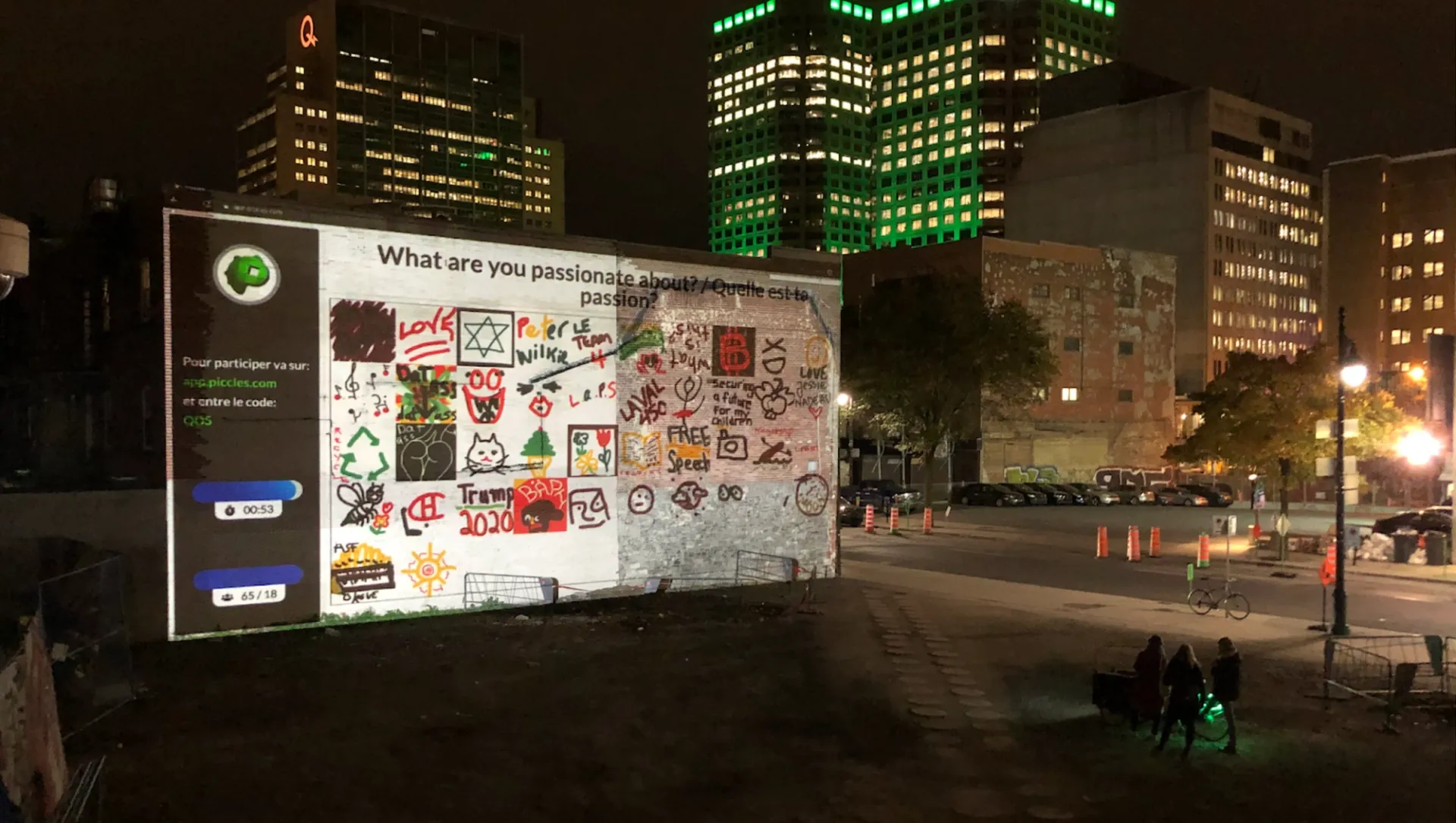 Virtual Graffiti Wall