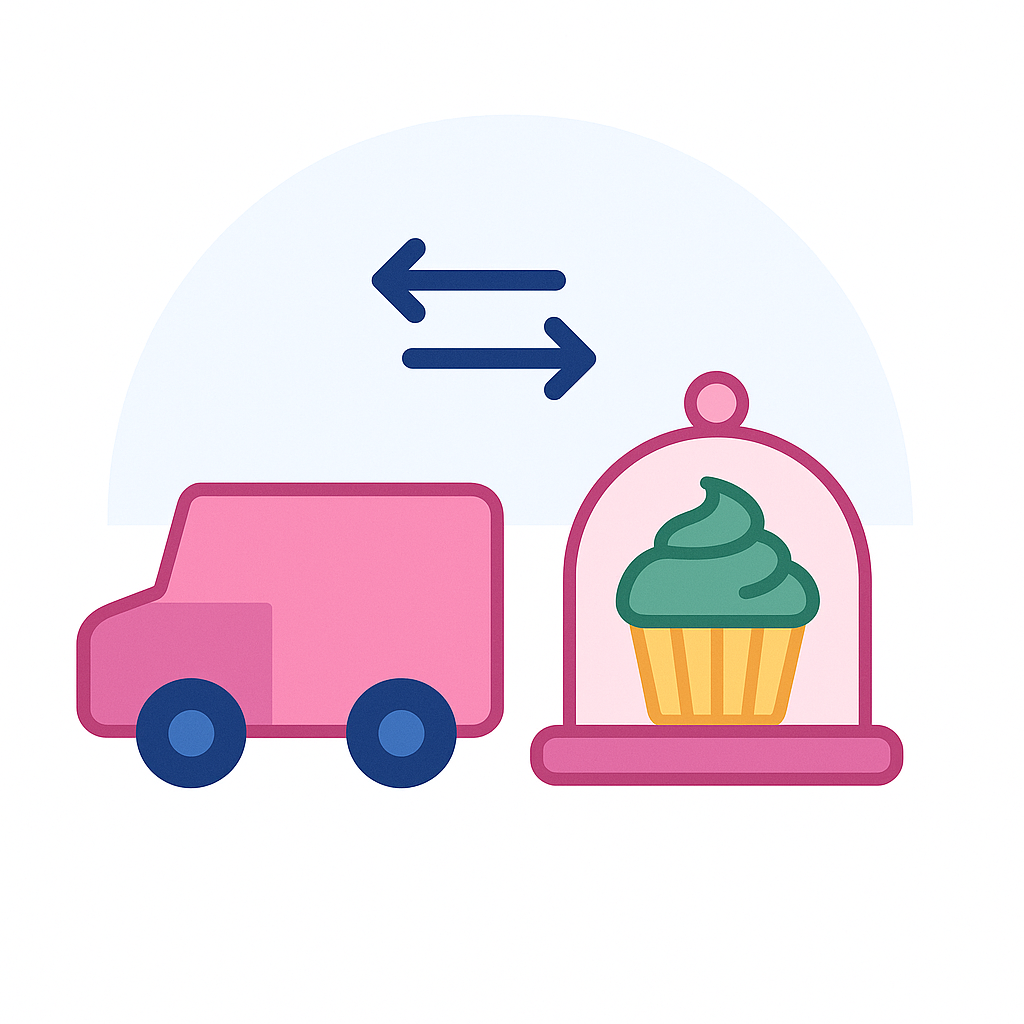 Fresh bakes delivered or ready for quick pickup