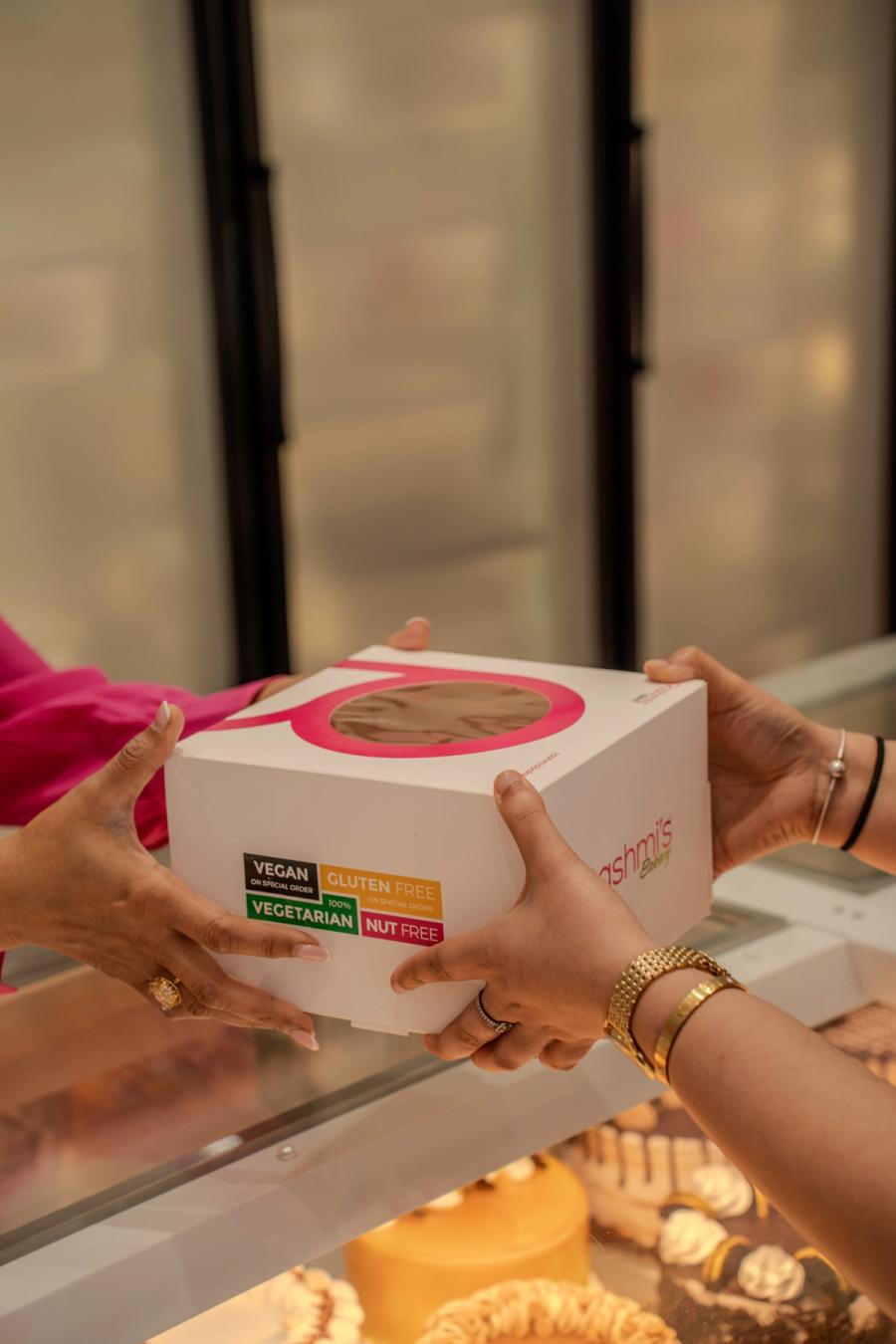 Rashmi's Bakery - Pickup Information for egg-less, nut-free cake