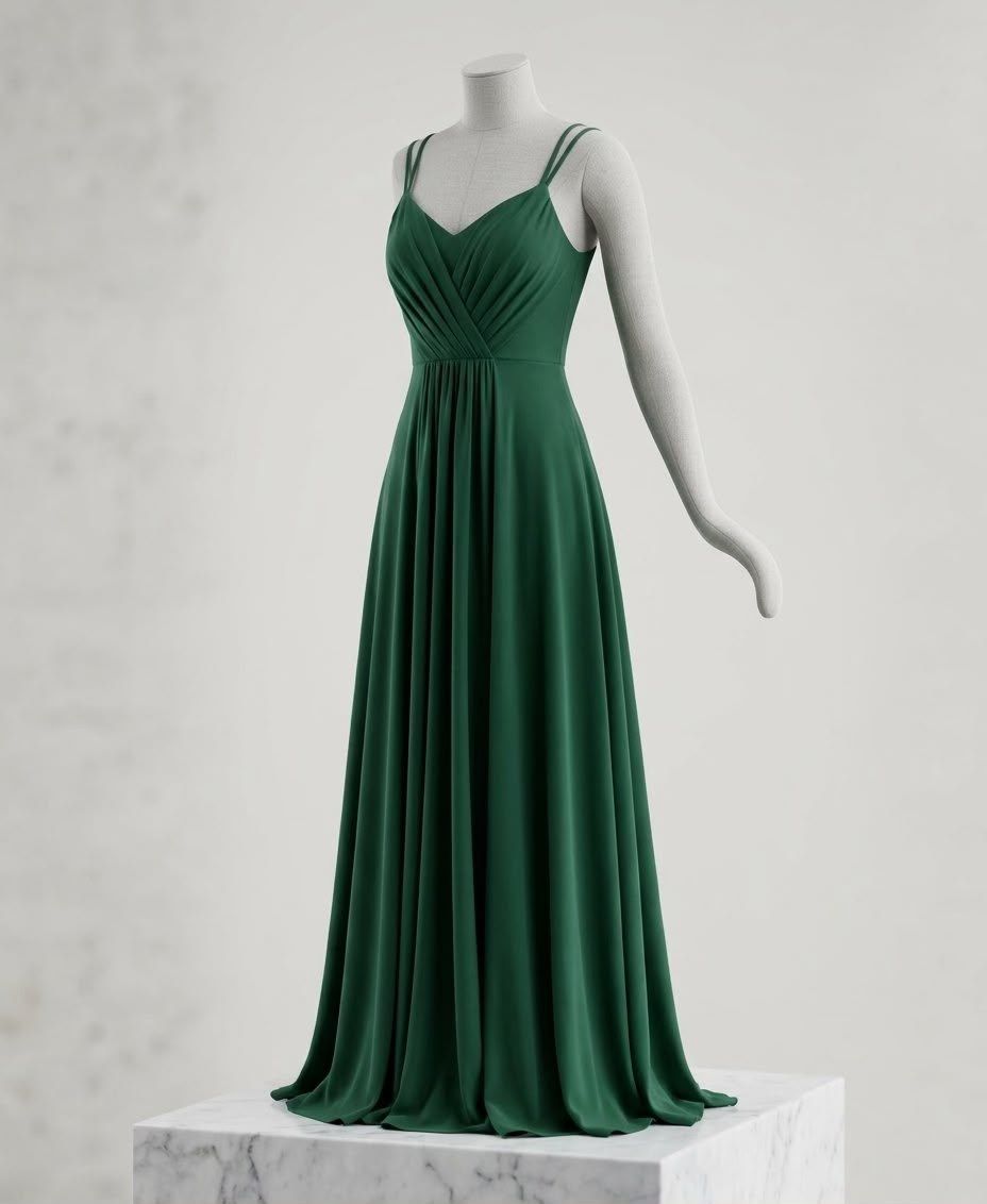 Vestido Elegante #2, color Verde