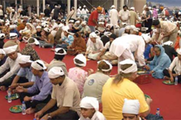 Every Gurdwara has a community kitchen known as Langar