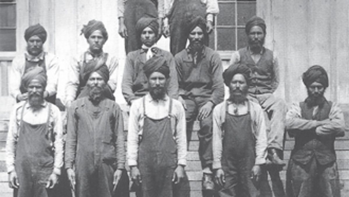 Sikh workers on the Pacific Eastern Railroads, 1909