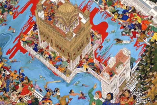 Painting by Amrit and Rabindra Kaur Singh