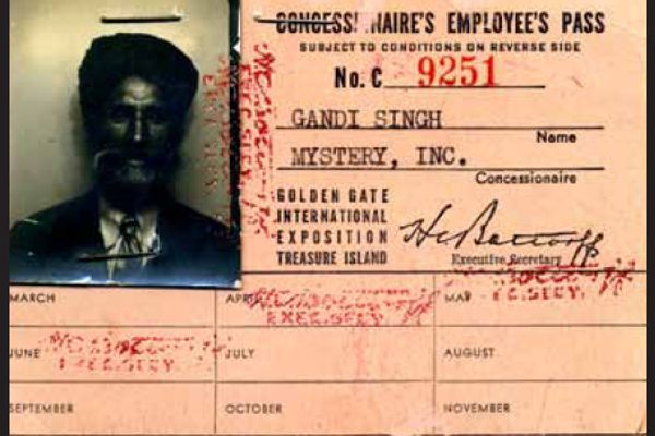 Gandi Singh (Angel Island 1940's)