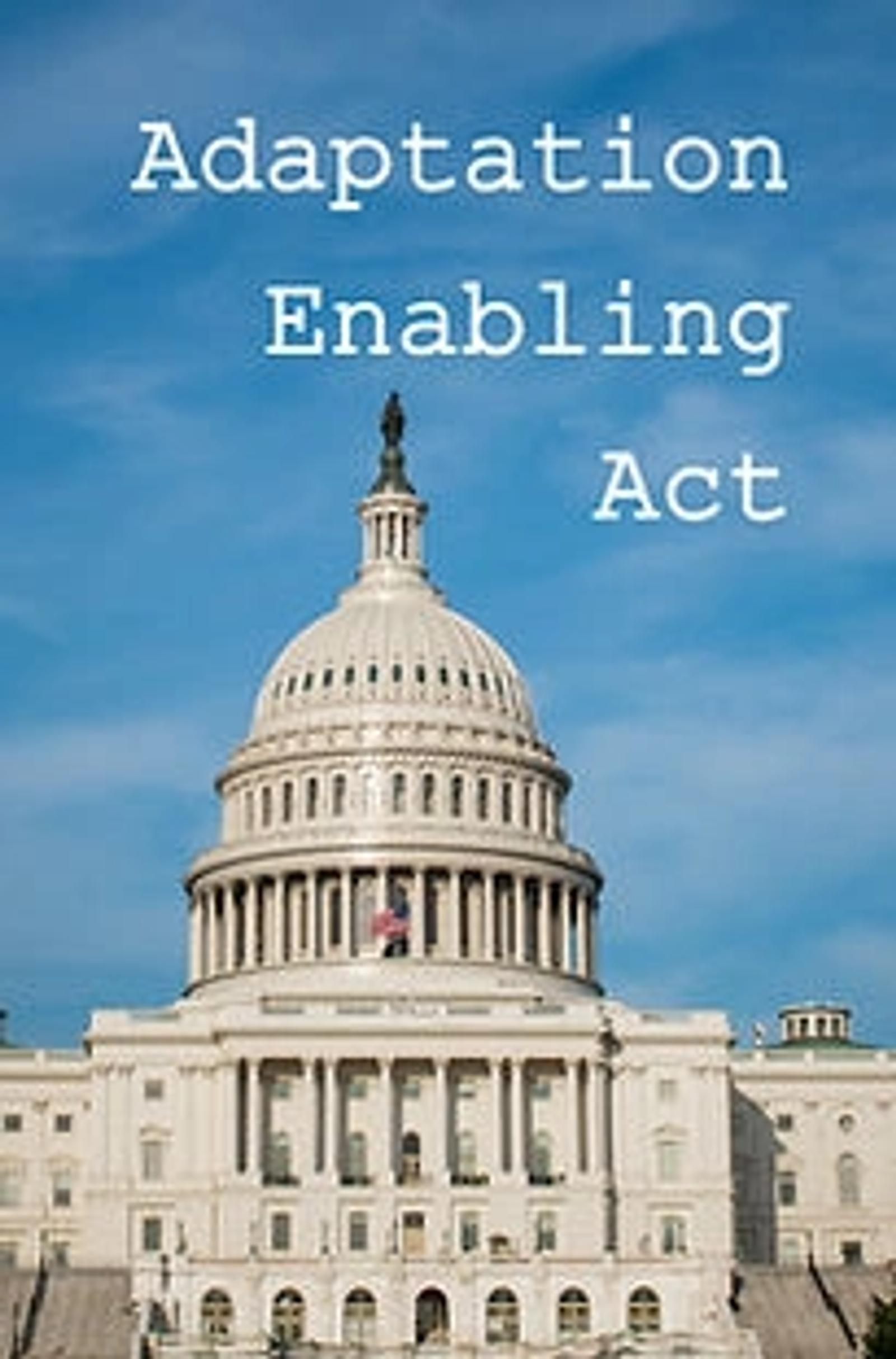 Cover of the Adaptation Enabling Act