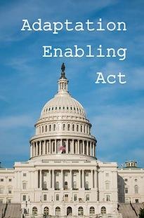 Cover of the Adaptation Enabling Act
