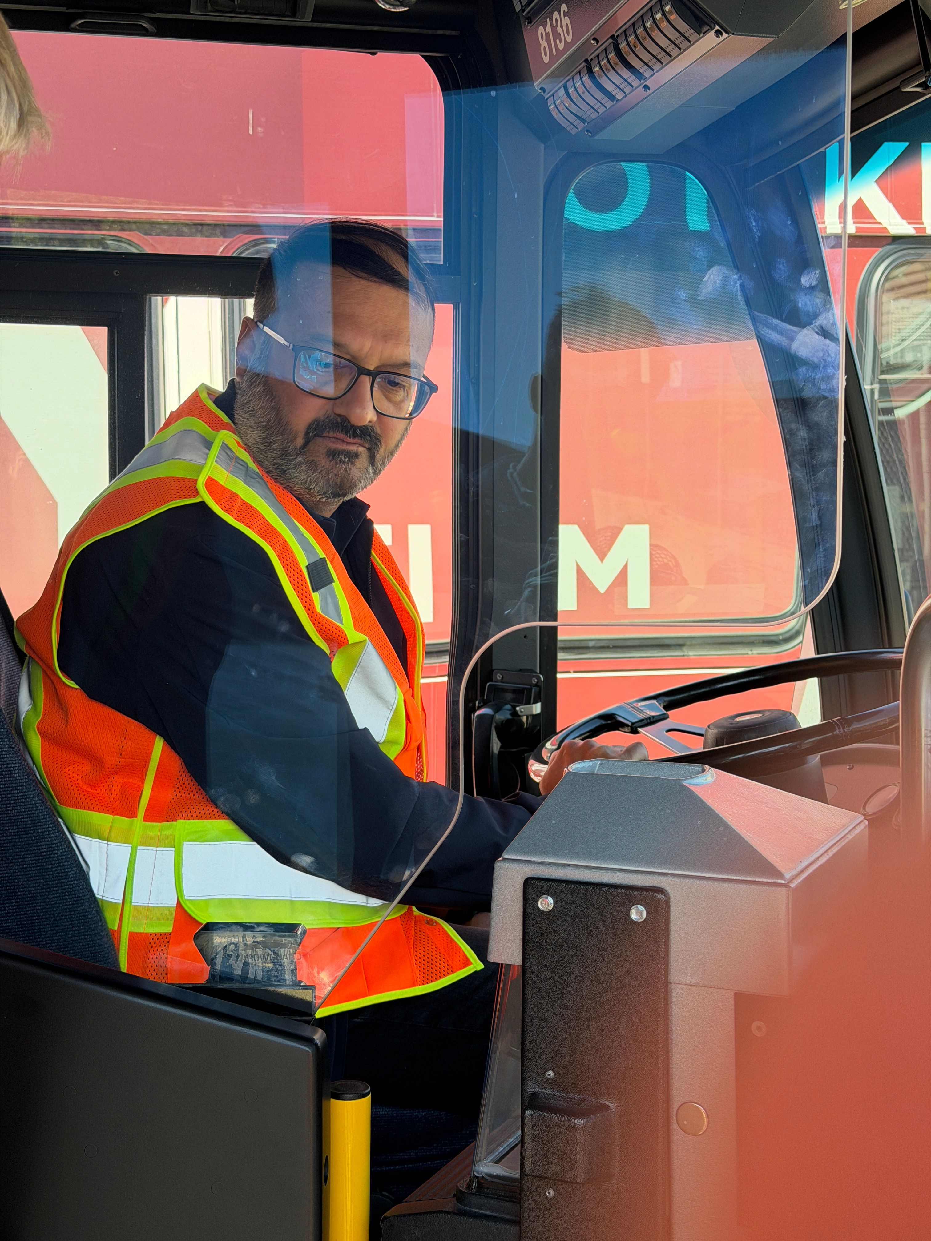 Calgary Transit Bus Safety Shield