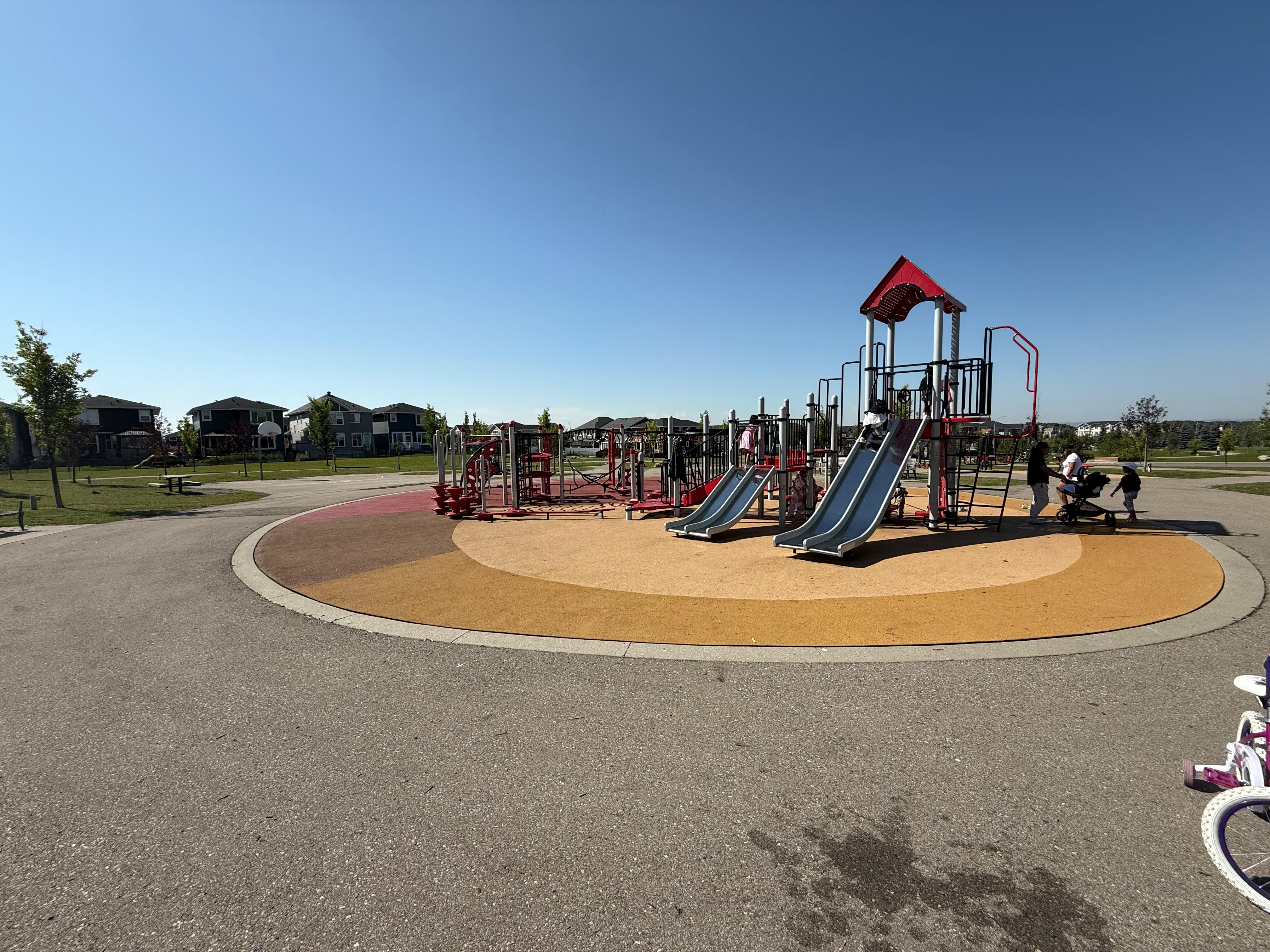 Redstone Park: Playground flooring fixed