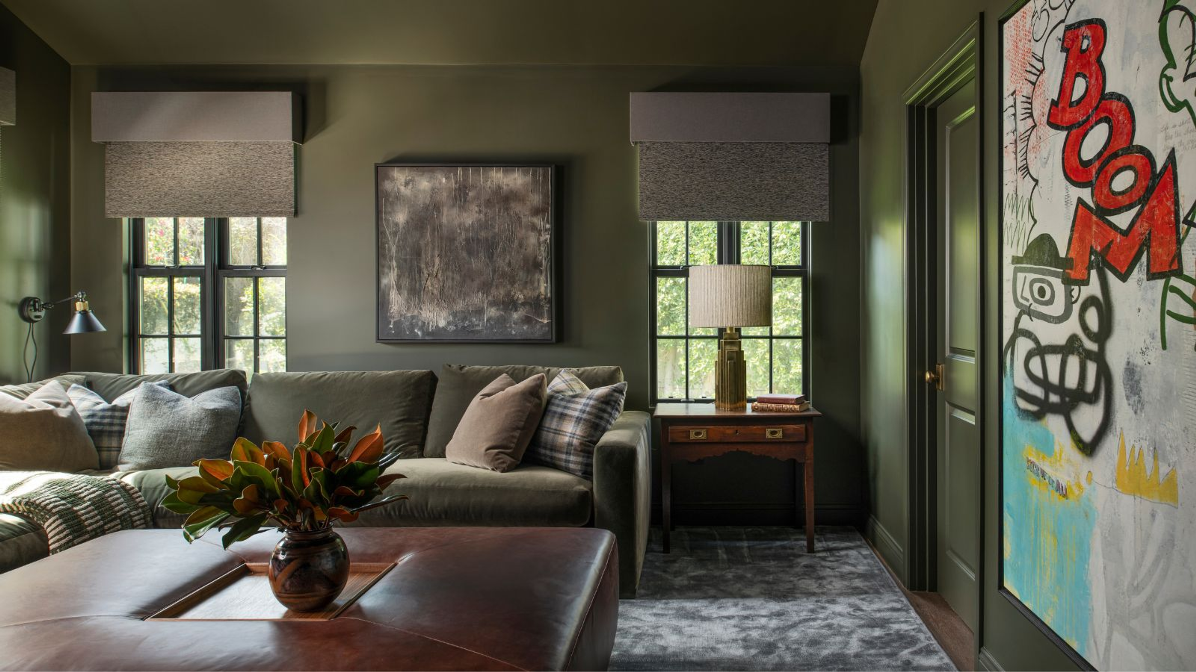 chic cozy den