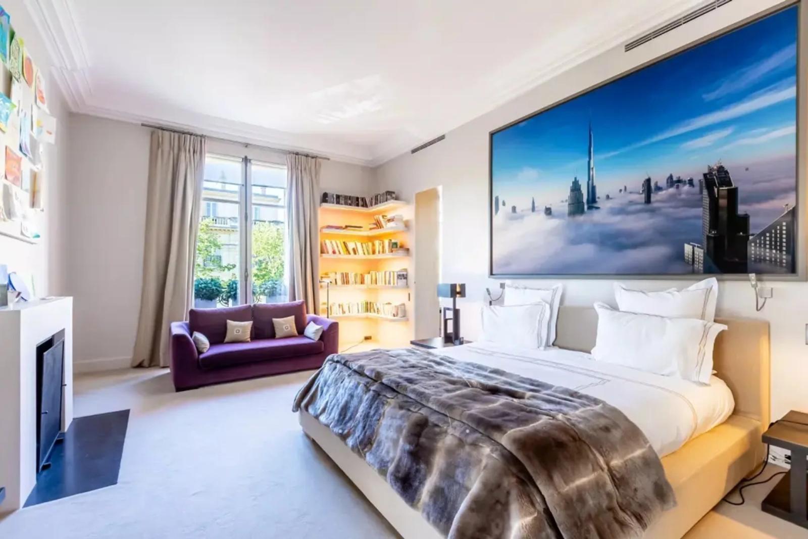 Suite parentale spacieuse dans un appartement à Paris