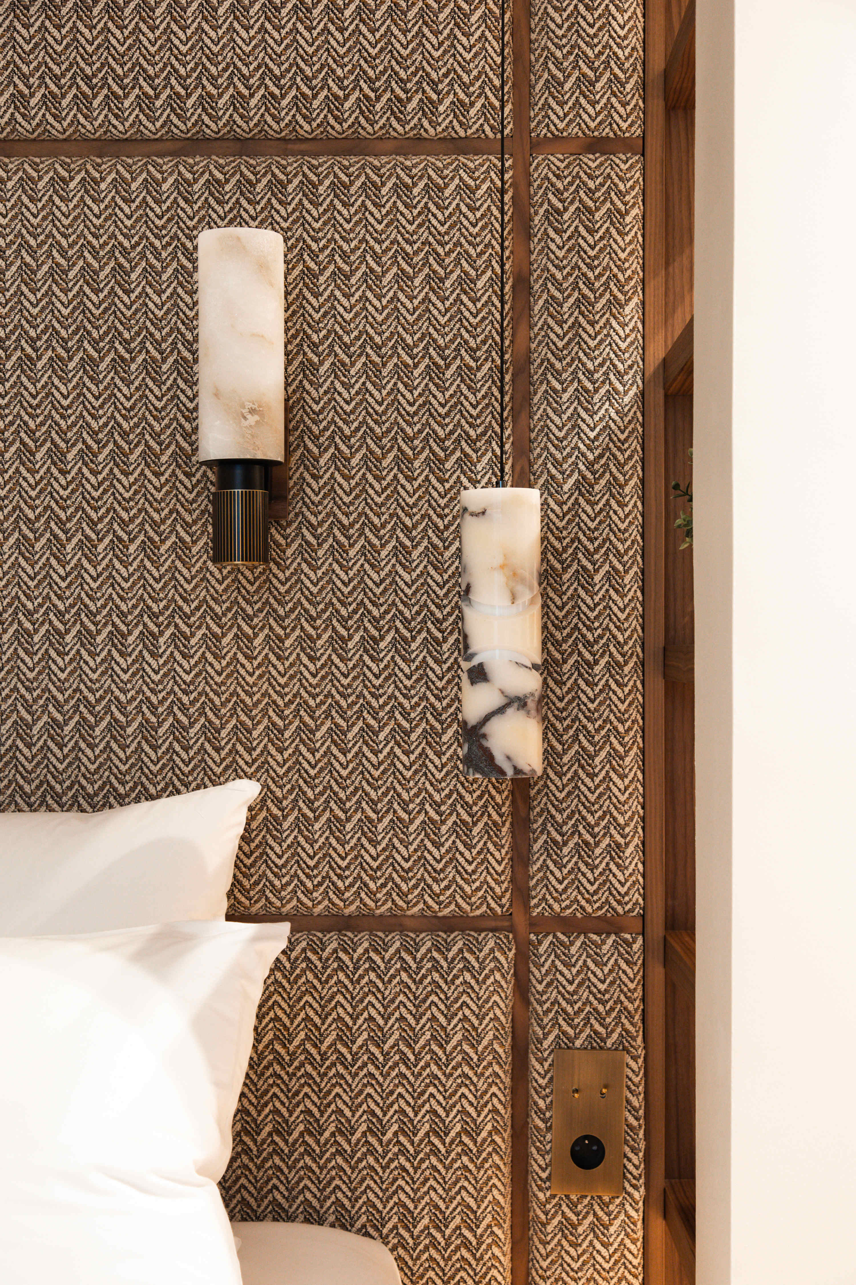 Architect-designed luxury apartment facing Le Bon Marché, Paris 6th, bright living room with Versailles parquet flooring and bespoke joinery