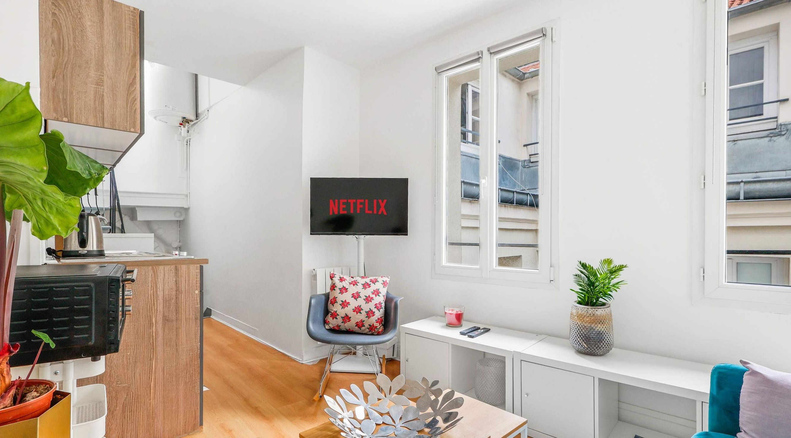 Appartement parisien lumineux et entièrement meublé