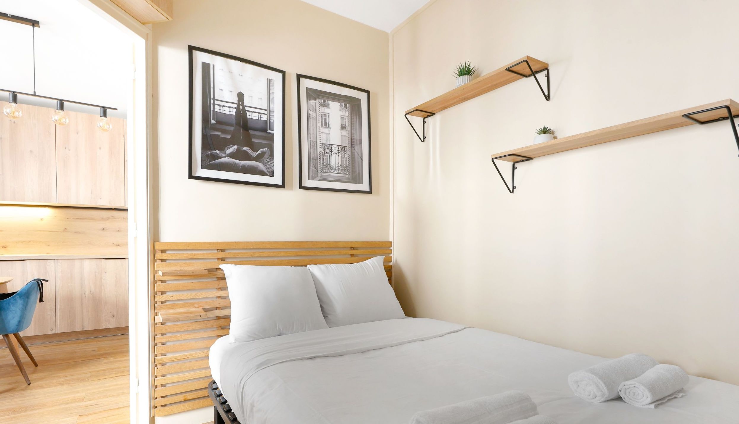 Appartement compact lumineux situé rue Saint-Denis dans le centre de Paris
