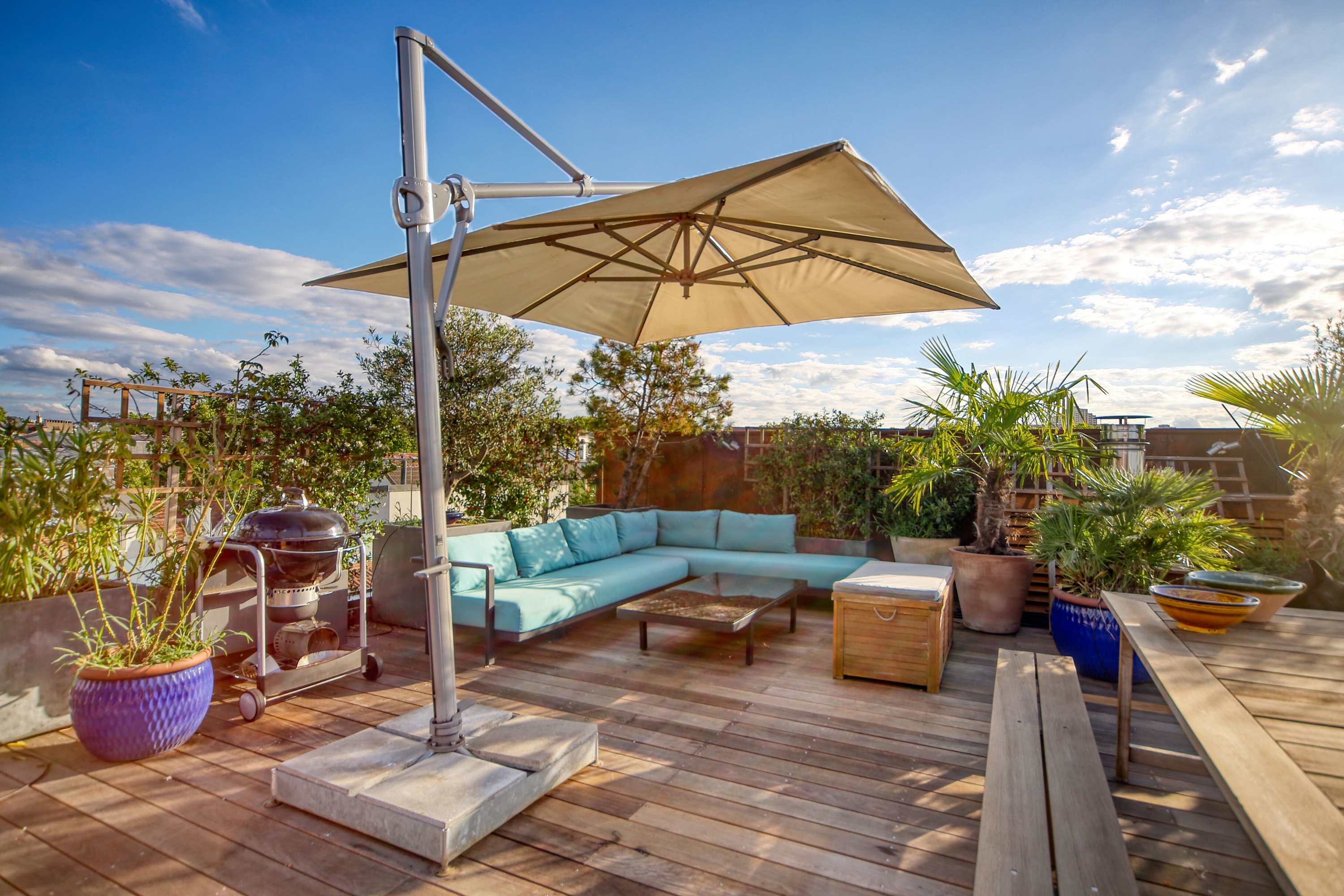 Rooftop avec vue panoramique