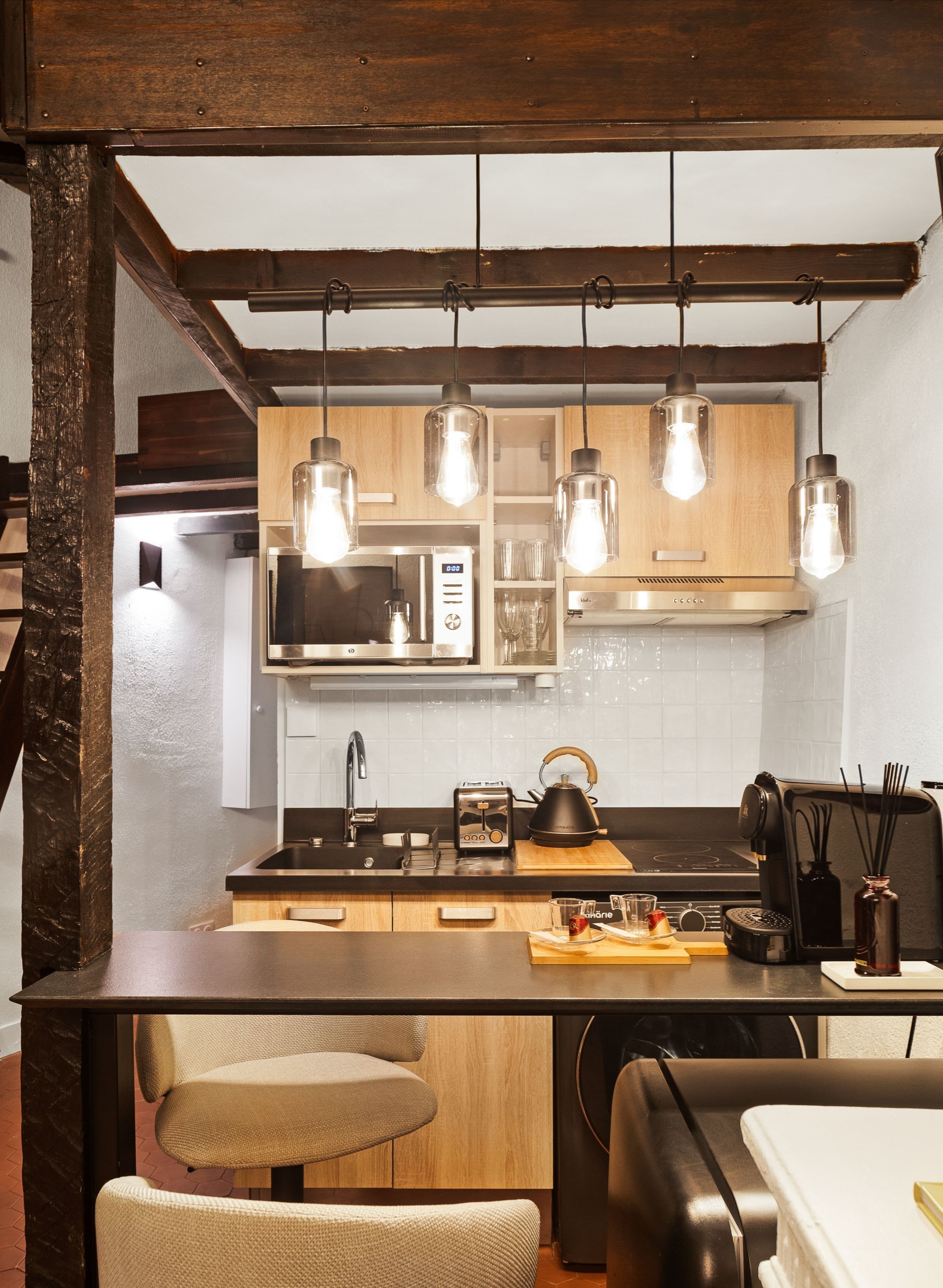 Architect-designed duplex on Rue des Vertus, Le Marais Paris