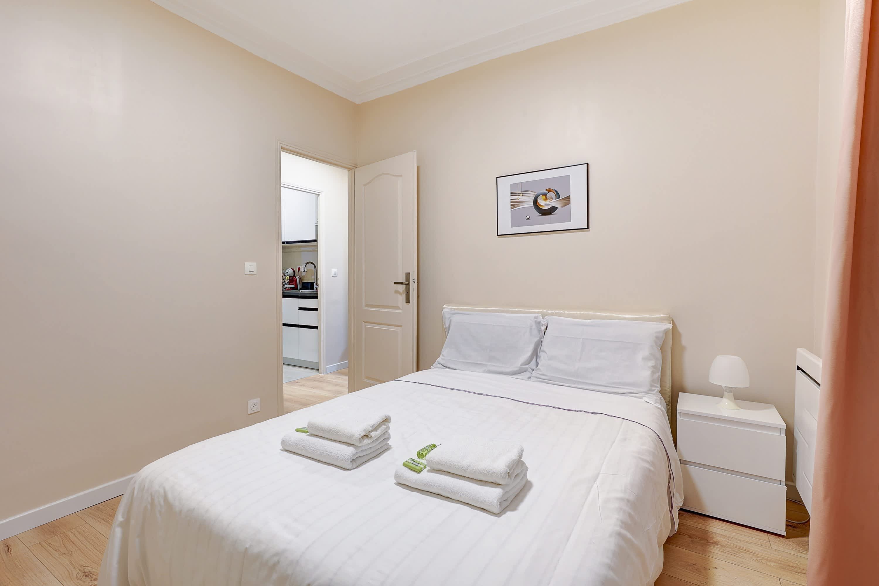 Finally, explore the second stylish bedroom, where a harmonious and carefully curated décor creates a warm and inviting atmosphere for a truly restful stay.