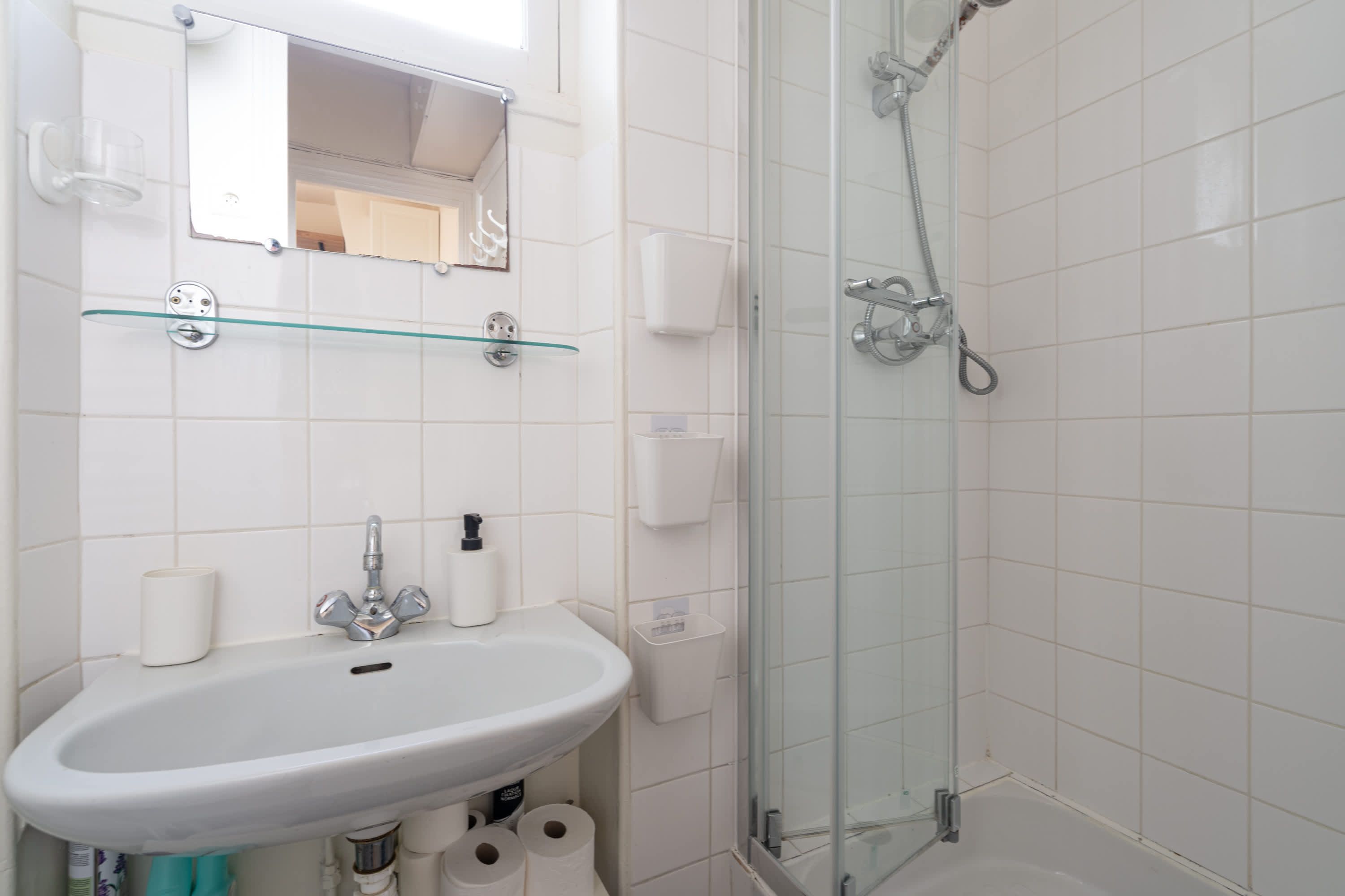Elegant Parisian apartments with bright living areas, cozy bedrooms, and fully equipped kitchens.