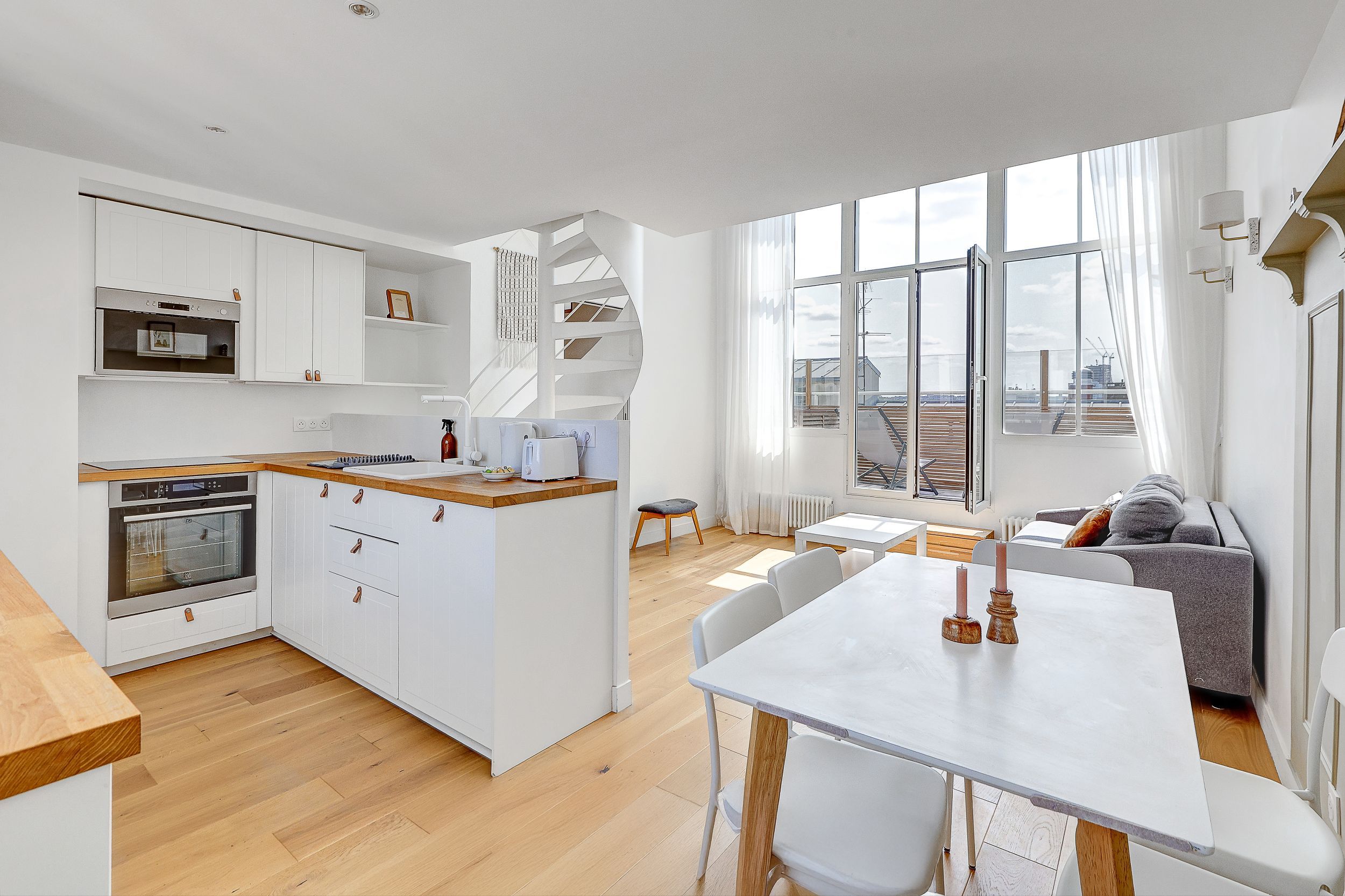 Photo du salon - Appartement en location à Paris