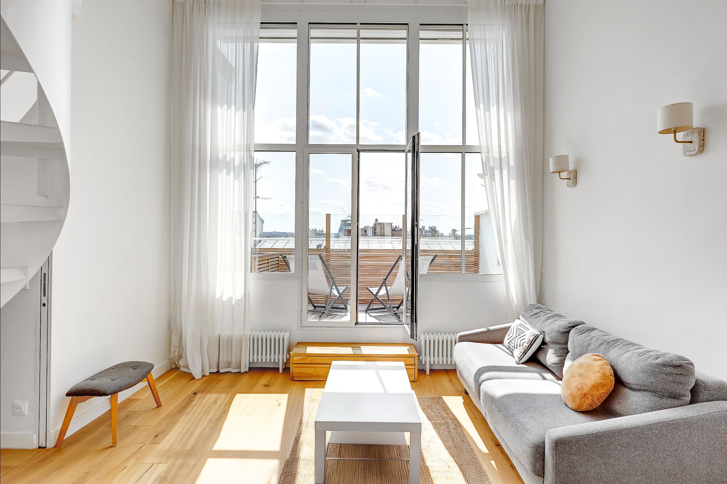 Photo du salon avec vu