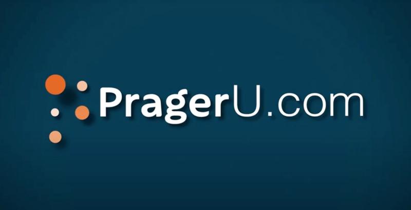 Skjermbilde av logoen til PragerU.