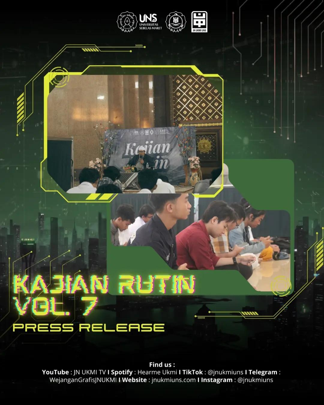 Dokumentasi Press Release Kantin Vol 7 - JN UKMI UNS Solo