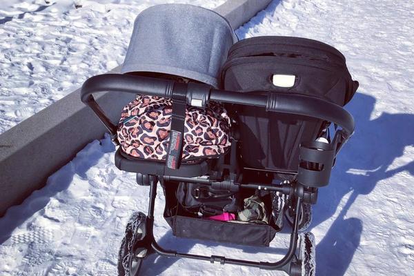 Syskonvagnar som kan göras om till enkelvagn