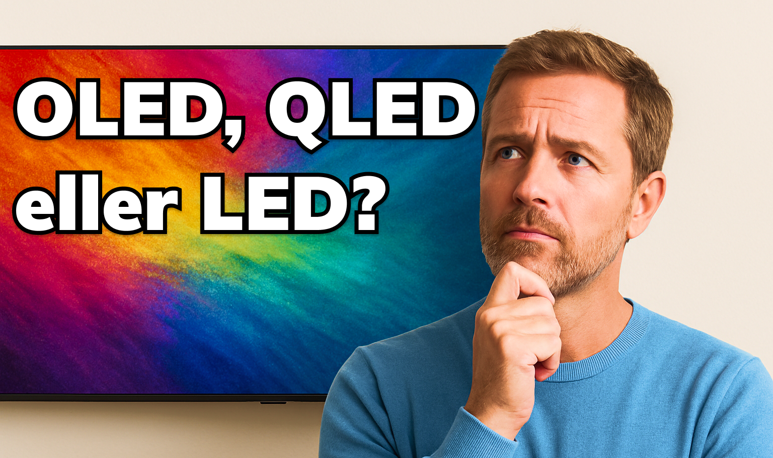 OLED, QLED, QNED & Mini-LED förklarat – så väljer du rätt TV-teknik för dina behov