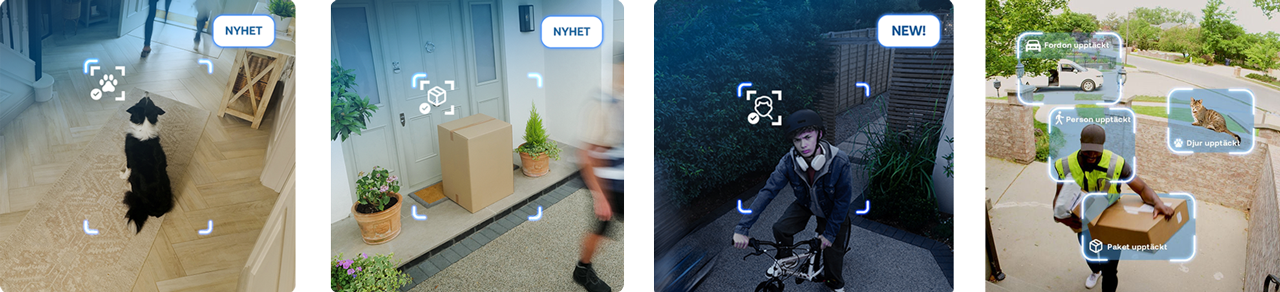 olika funktioner hos Arlo