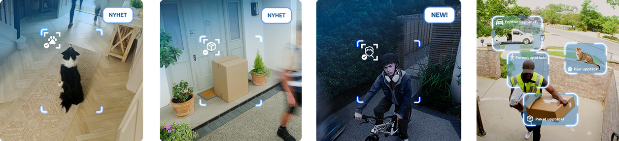 olika funktioner hos Arlo