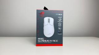 ASUS ROG Gladius IV Ace - lätt mus med klockren passform och justerbar vikt