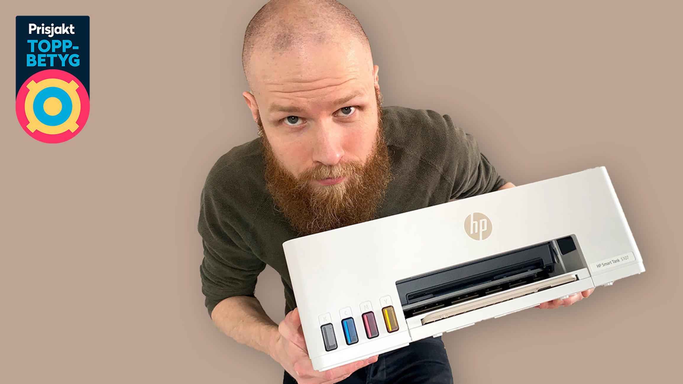 HP Smart Tank 5107 - Lovande skrivare med låg prislapp per utskrift