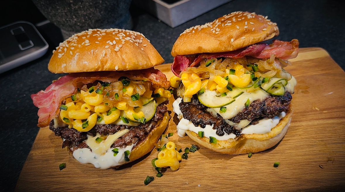 Smashburger på grillen - så gör du