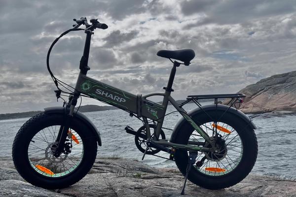 Sharp FS08E Folding Electric Fat Bike - kompakt elcykel med hög kvalitetskänsla
