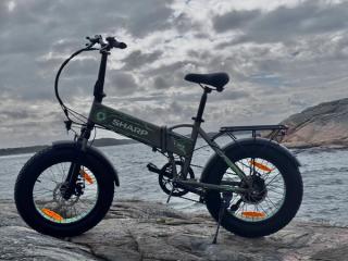 Sharp FS08E Folding Electric Fat Bike - kompakt elcykel med hög kvalitetskänsla