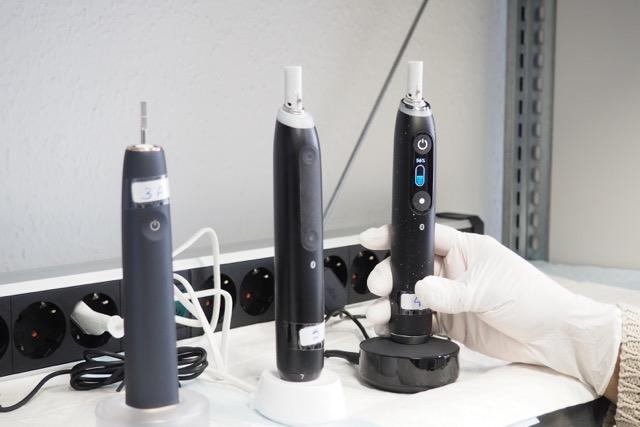 Eltandborstar som laddas