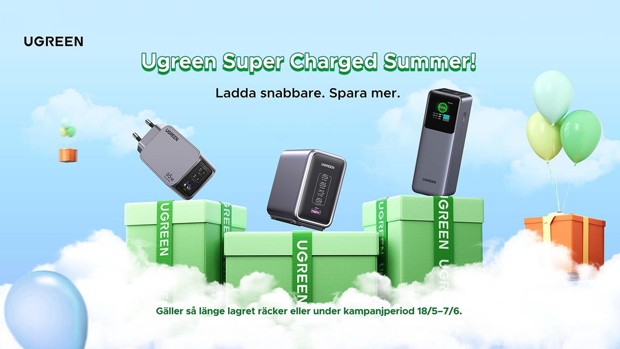 paket med laddare från ugreen