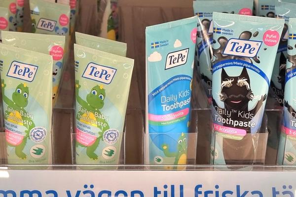 Tandkräm för barn och bebis